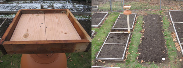 finished bird feeder