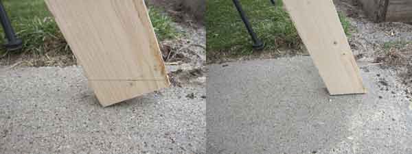 gutter trellis angle cut