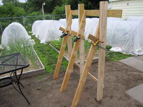 vertical garden trellis