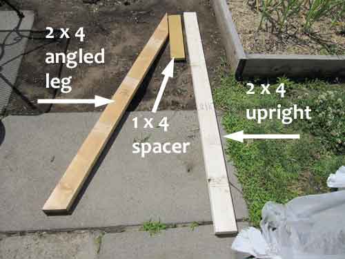 vertical garden trellis project