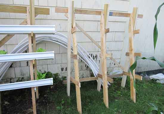 rain gutter gardening
