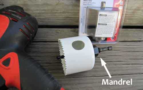 black and decker drill with holesaw