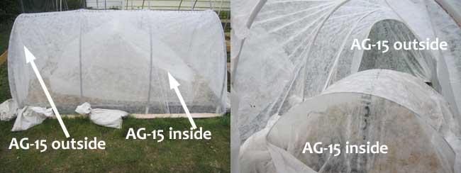 Agribon AG-15 row cover
