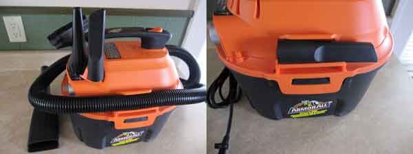 Armorall car vac nozzle storage