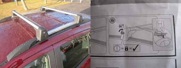 Chevrolet Trax lockable roof racks