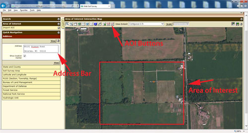 usda soil survey aoi image