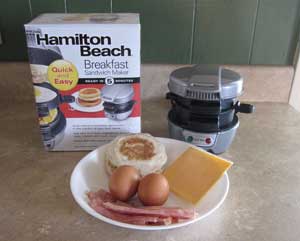 Hamilton Beach breakfast sandwich maker